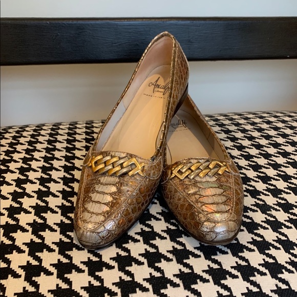 Amalfi by Rangoni Python Loafers - Picture 4 of 8